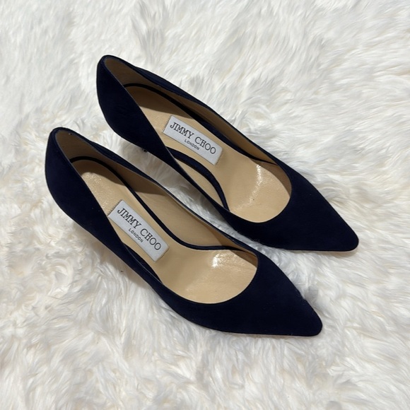 New Jimmy Choo Romy 85 suede pump size 37EU - Picture 11 of 12